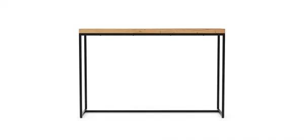 Beistelltisch Farmingdale - LBH ca. 130x40x80 cm, Eiche massiv, natur geölt – Bild 6