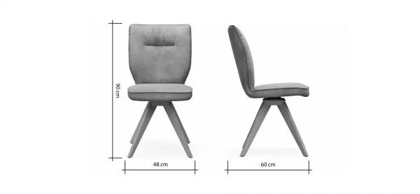 Stuhl Westmore - Stoff, Anthrazit – Bild 7