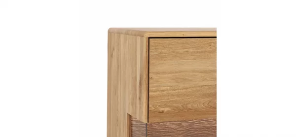 Highboard Hillsboro - inkl. Beleuchtung, Wildeiche natur, geölt – Bild 3