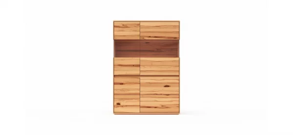 Highboard Hillsboro - Buche/Kernbuche natur, geölt – Bild 5