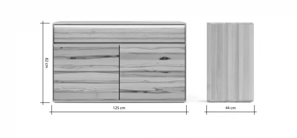 Sideboard Hillsboro - inkl. Beleuchtung, Buche/Kernbuche natur, geölt – Bild 8