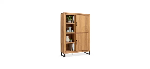 Highboard Farmingdale light - Eiche massiv, natur geölt – Bild 3