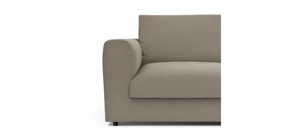 Sofa Stormy - 3-Sitzer, Stoff, Graubeige – Bild 4