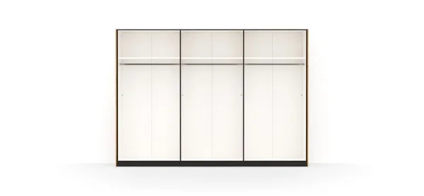 Drehtürenschrank Colorado - B. ca. 307 cm, Wildeichefurnier natur – Bild 7